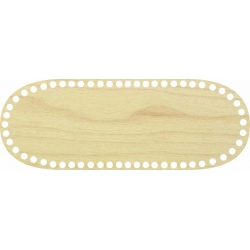 Baza dno koszyka owal 30x15cm, 8mm spód do torebek